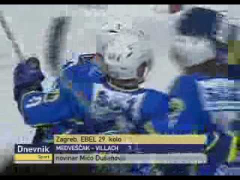 KHL Medveščak vs EC Pasut VSV (06.12.2009) - 3:4