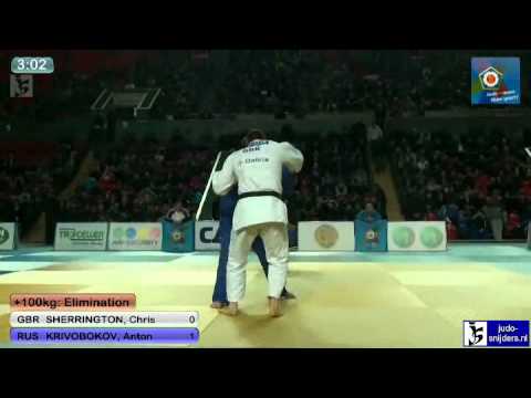 Chris Sherrington (GBR) - Anton Krivobokov (RUS) [+100kg]