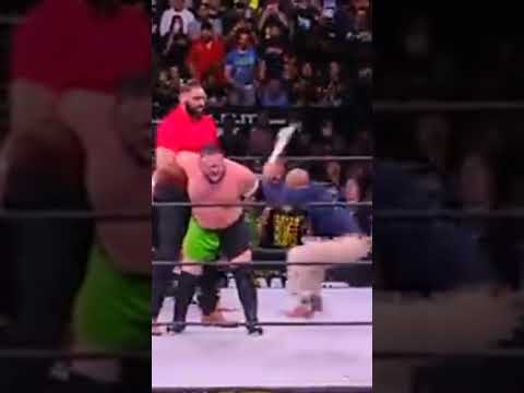 Satnam Singh & Jey Lethal Attack Samoa Joe Aew Dynamite highlights Aew Highlights today #aew