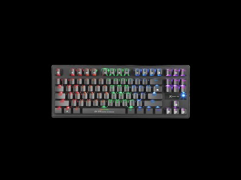 Xtrike Me GK-979 Oetemu Blue switch RGB EN USB Black