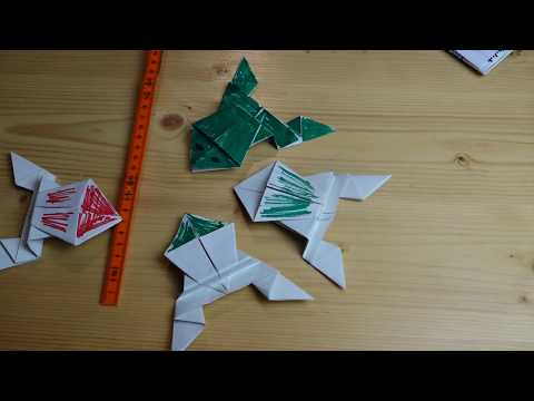 Origami Frosch