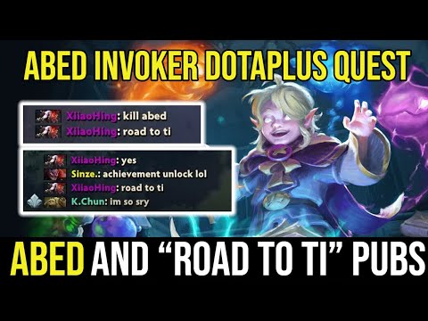 ABED Invoker Quest And SEA Funny Trashtalk. "Road To TI".