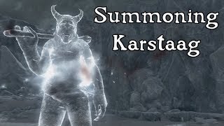 The Elder Scrolls V: Skyrim вызов секретного босса - Карстаг - Родственные связи ( поиск Торкильда )