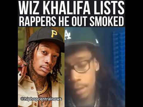 Wiz Khalifa Lists Rappers He Can Out Smoke #wizkhalifa #frenchmontana #bigsean