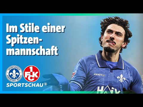 SV Darmstadt 98 - 1. FC Kaiserslautern Highlights 2. Bundesliga, Matchday 21 | Sportschau Football