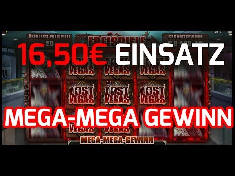 16,50€ Freispiele MEGA MEGA WIN @ LOST VEGAS