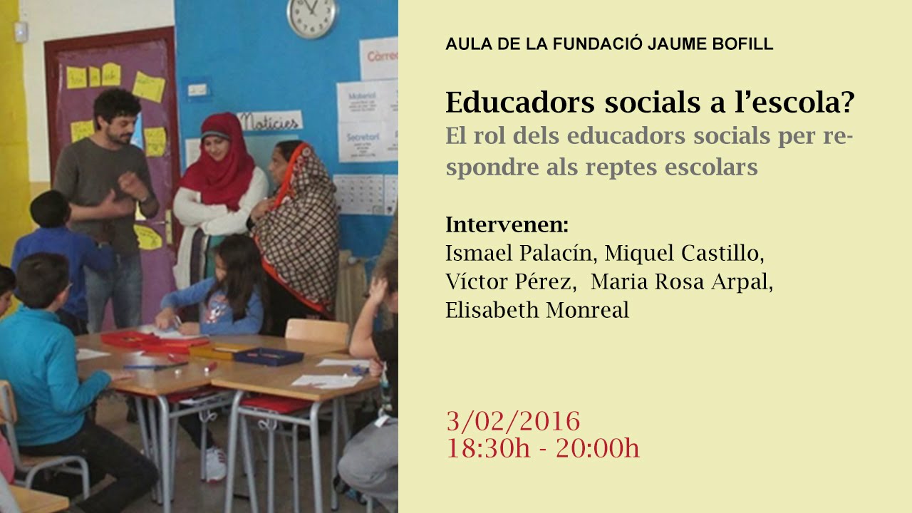 Educadors socials a l’escola? (retransmissió en directe)