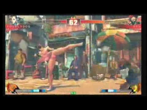 SF4:Youslydog (Ch) vs Nanashi (Go) - Team Kanagawa vs Team Chiba - 17-10-2009