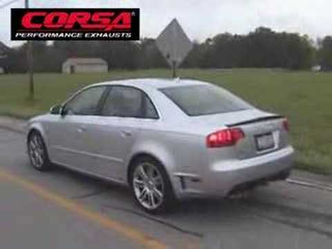Listen to the Power of Corsa Performance 2005-2009 Audi S4 Exhaust System