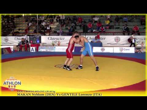 QUARTO DI FINALE GR 60 Kg MAKAN Nyblom DEN Vs GENTILE Lorenzo ITA