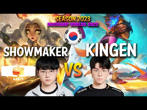 DK Showmaker vs HLE Kingen - Showmaker NEEKO vs Kingen TALIYAH Mid - Patch 13.19 KR Ranked