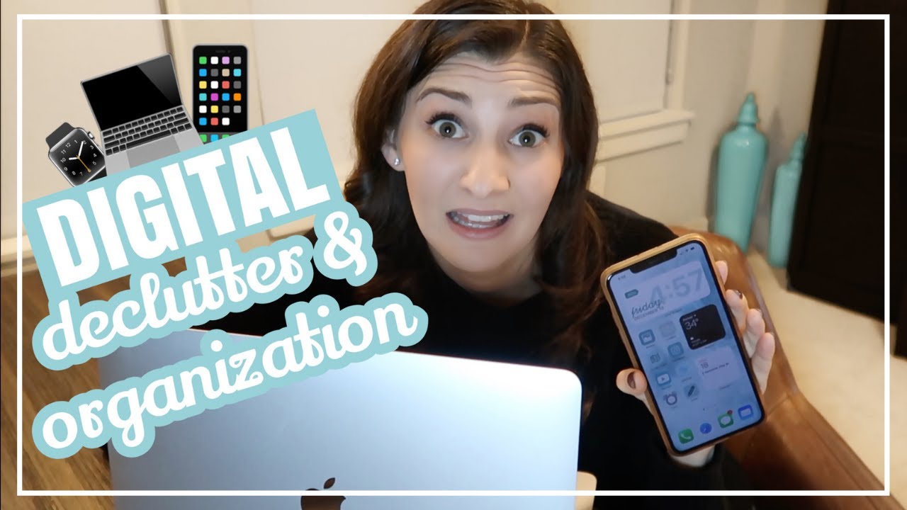 ORGANIZE YOUR PHONE AND LAPTOP WITH ME // Digital Organization 101 + Email Inbox 0