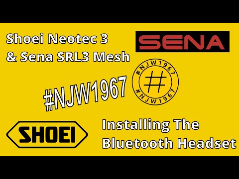 Shoei Neotec 3 Sena SRL 3 Bluetooth Communications Installation