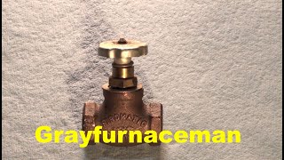 Oil furnace tank safety shut off valve