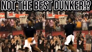 IS ZION WILLIAMSON EVEN THE BEST DUNKER ON THE PELICANS!