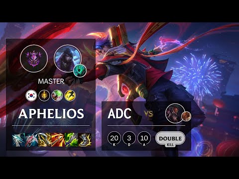 Aphelios ADC vs Lucian - KR Master Patch 11.21