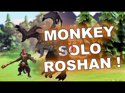Dota 2 Tricks: SOLO ROSHAN by MK! 7.22
