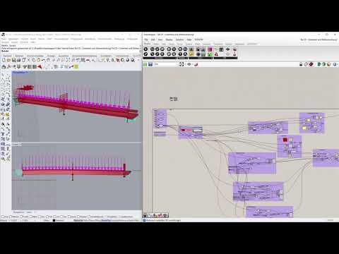 GH Tutorial Teil 20 -Linienlast und Stützensenkung: Grasshopper Parametrische Spannbetonbrücke