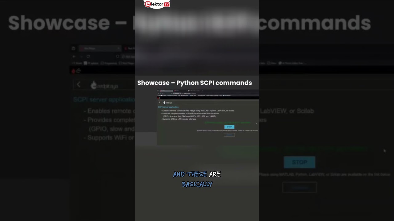 Automate Red Pitaya with SCPI Commands