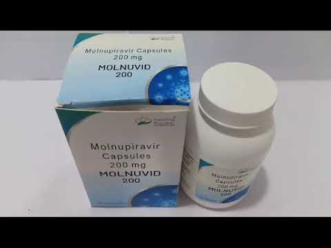 Molnupiravir 200 mg Capsules, For Personal, Packaging Type: Box Packing
