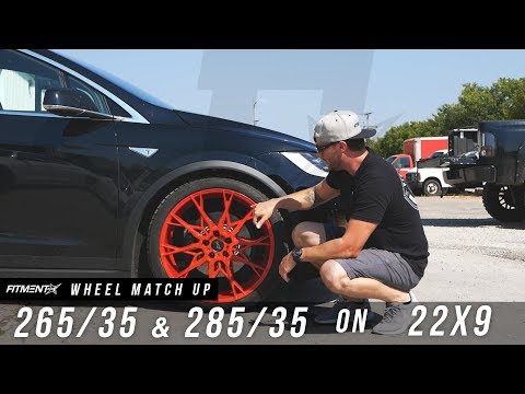 Wheel Match Up-285/35 &  265/35 on a 22x9, ExtremeContact on Niche