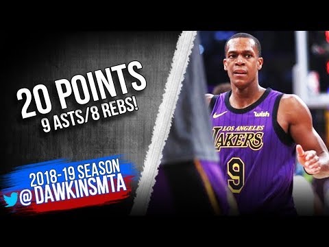 Rajon Rondo Full Highlights 2019 03 01 Lakers vs Bucks   20 Pts 9 Asts 8 Rebs!  FreeDawkins