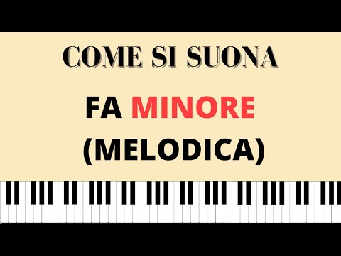 Scale Minori - Fa Minore Melodica (Spartito Tutorial)