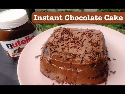 5 minutes chocolate cake no eggs no oven