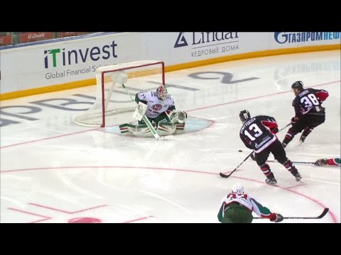 Zubov is unable to tip Lemtyugov assist in