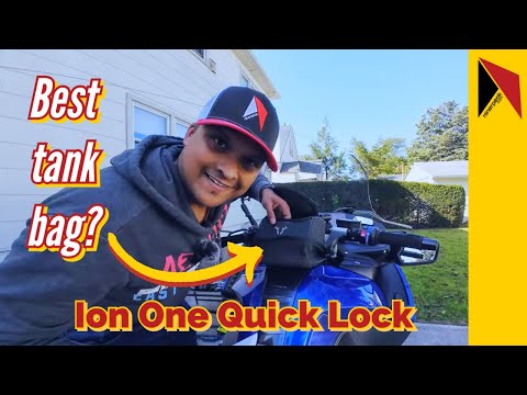 Best Tank Bag for BMW? SWMotech Ion One Quick Lock Tank Bag Installation and Review