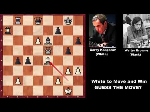 Guess The Move: Garry Kasparov vs Walter Browne - Banja Luka (1979)