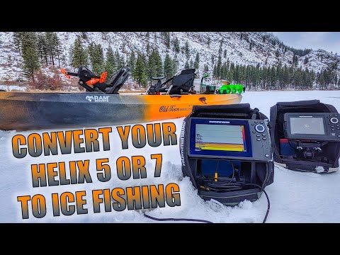 Converting Your Helix 5 or 7 Fish Finder for Ice Fishing