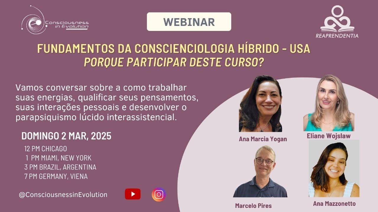 FUNDAMENTOS DA CONSCIENCIOLOGIA EM PORTUGUES NOS EUA