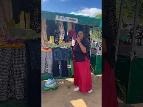 Bazar na feira da lagoa do mel
