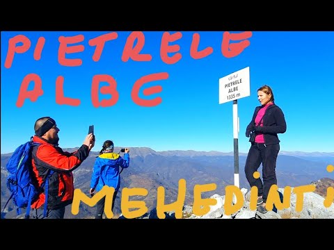 Vf. Pietrele Albe (pe nemarcat) munții Mehedinti