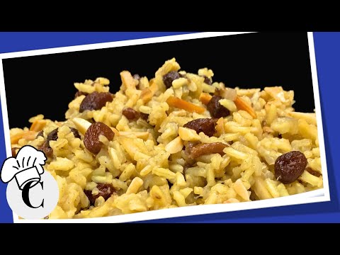 Raisin and Almond Rice Pilaf! An Easy, Healthy Recipe!