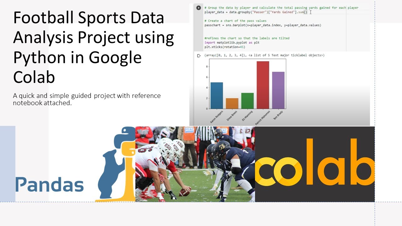 Python Football Data Project using Pandas, Seaborn and Matplotlib - Easy and Quick Guide