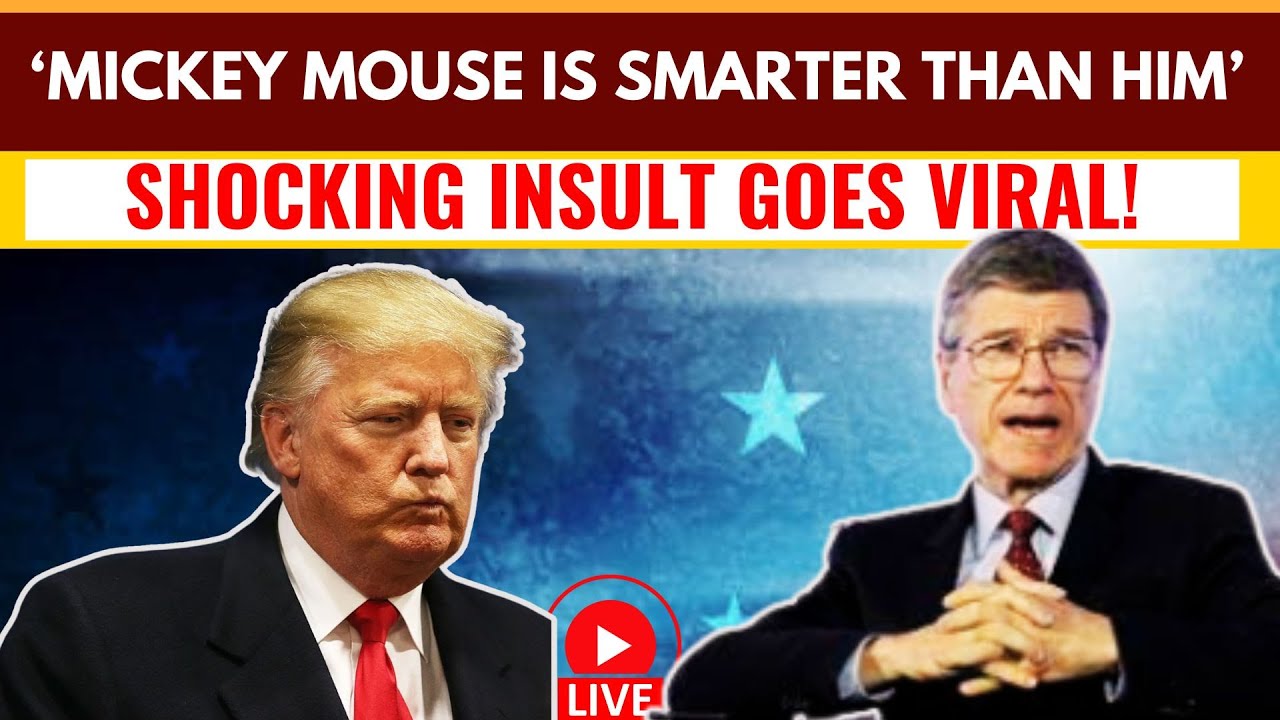 'Mickey Mouse Is Smarter!' – Jeffrey Sachs ROASTS Trump’s Trade Policies! | Donald Trump News | USA