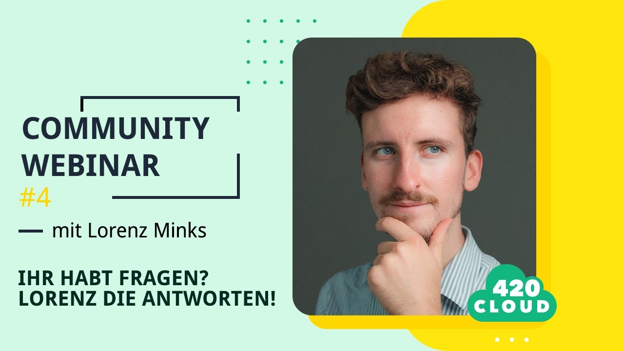 Ihr habt Fragen? Wir die Antworten! Community-Webinar #4 | Updates aus der Community.