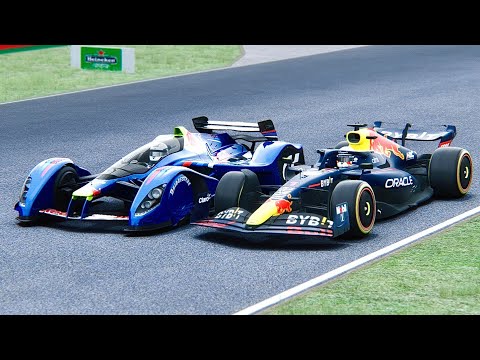 Red Bull F1 2022 RB18 vs Red Bull X2010 S1 at Montreal Canada GP
