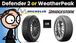 Michelin Defender 2 or Bridgestone WeatherPeak (Comparison and Review)
