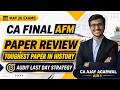 CA Final AFM May 2026 Exam Toughest PAPER REVIEW Last Day Strategy For AUDIT Ajay Agarwal AIR 1