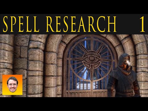 SPELL RESEARCH - BOOKWORM BUILD. Most IMMERSIVE Magic Mod Ever! Deep Dive - Part 1.