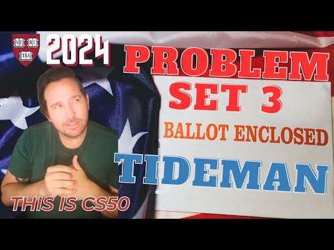 CS50 Tideman Solution - Week 3 Lab  - Tideman Solution 2024. (Beginners Guide)