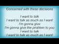 Talking Heads - Tentative Decisions Lyrics