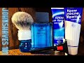 ISKRA razor: sputnik blade :svoboda shave cream&blam:Yaqi brush: Brutal afteshave: A RUSSIAN SHAVE!