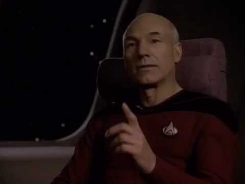 Captain Picard respects the admission of ignorance.