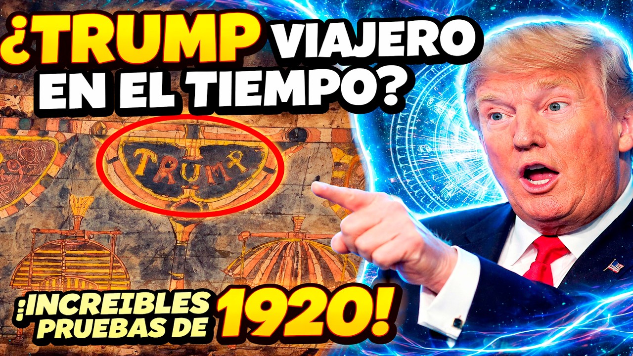 LOS MISTERIOSOS DIBUJOS DE 1920 REVELAN QUE TRUMP ES UN VIAJERO EN EL TIEMPO?