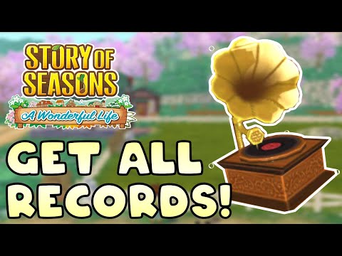How to Obtain All 14 Music Records in Story of Seasons A Wonderful Life!