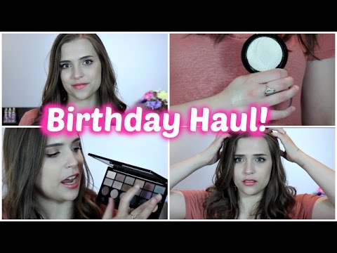 Birthday Haul! LORAC, Makeup Revolution, Benefit and more! Video